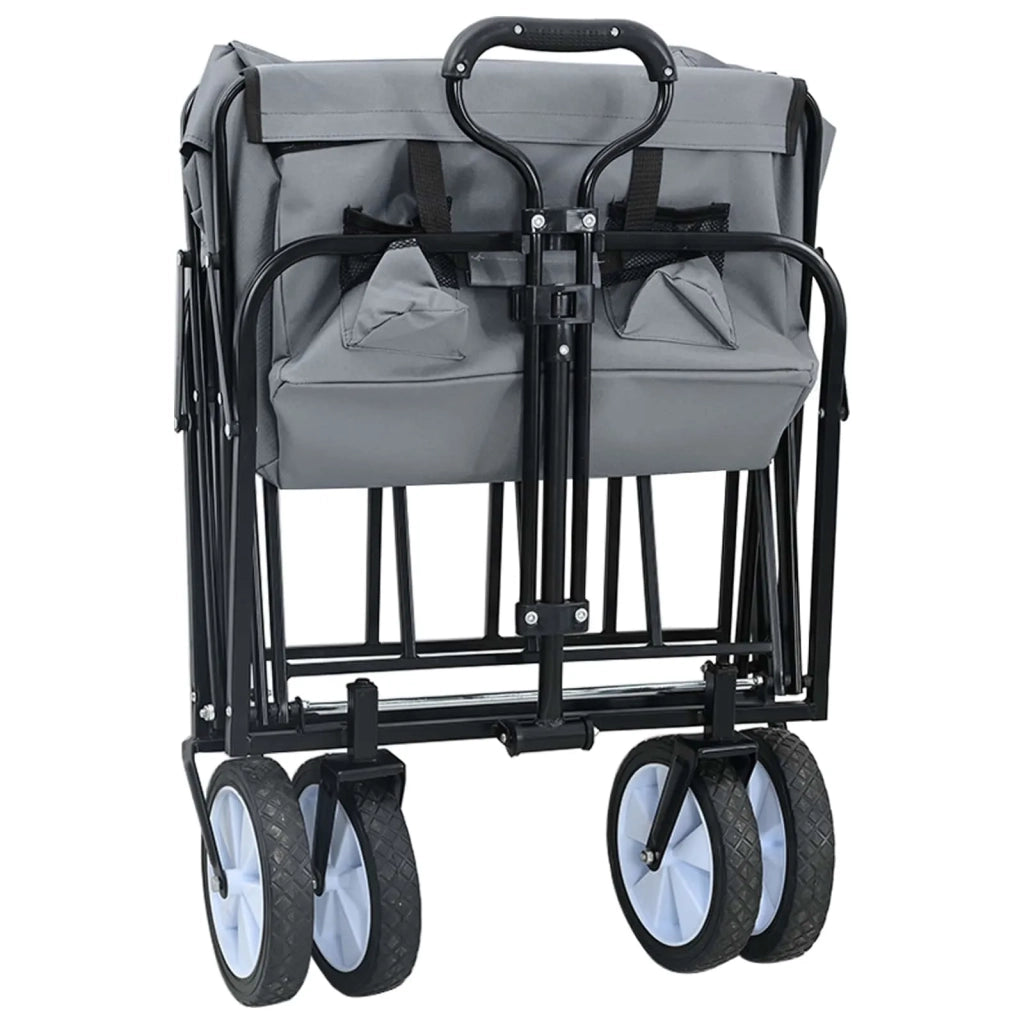 Carrello a Mano Pieghevole Grigio 94 x 53 x 99 cm CFW7514787