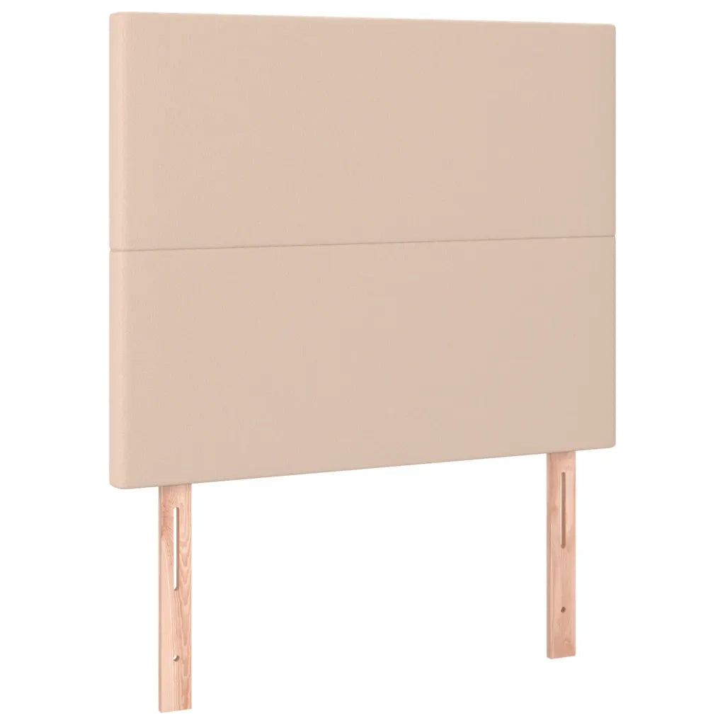 Giroletto Molle Materasso e LED Cappuccino 90x190 cm Similpelle cod mxl 57677