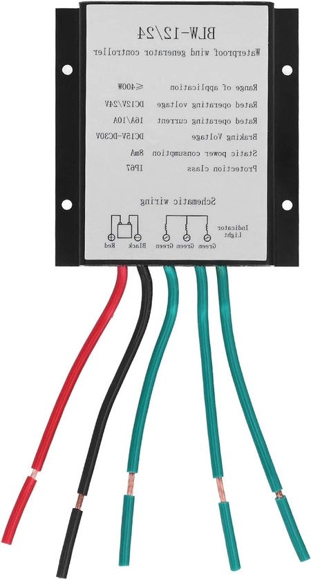 Caricabatterie automatico per pannelli solari, 12V/24V 400W regolatore con protezione IP67 contro l'acqua e gestione efficiente dell'energia