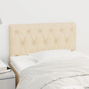 Testiera Crema 80 x 7 x 78/88 cm in Tessuto