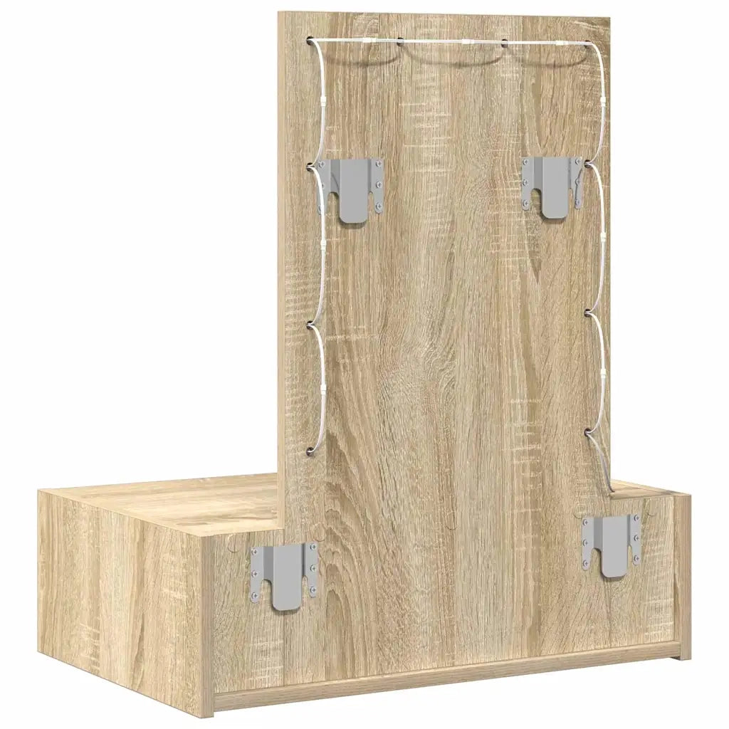 Tavolo da Trucco Marrone 60 x 40 x 70 cm Legno multistrato 865219
