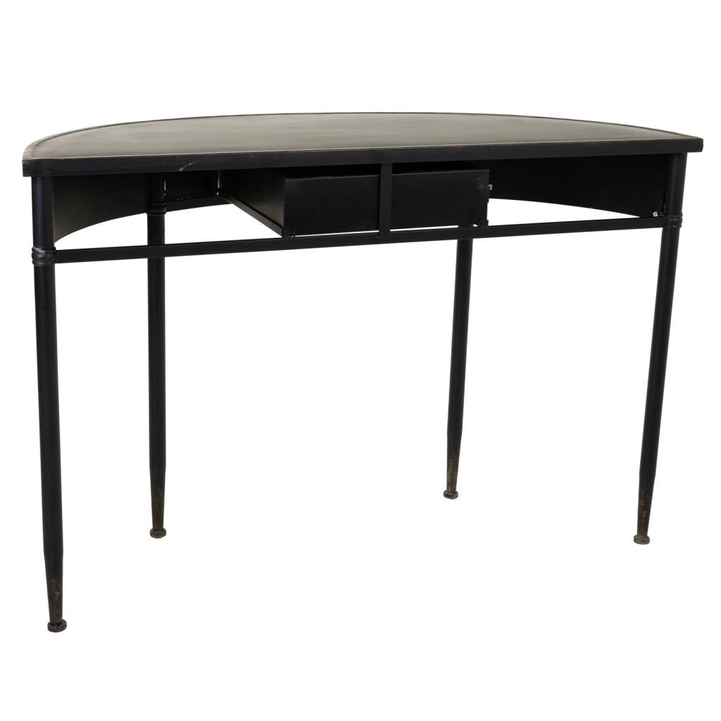 Mobile da ingresso in metallo nero 120x44x80h
