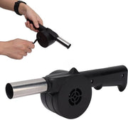 Blaasbalg manuale, ventilatore mini, aspiratore portatile per camino, accessorio barbecue con manico, adatto per camping e barbecue