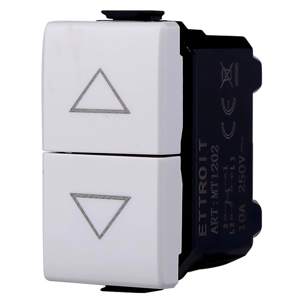 INTERRUTTORE DOPPIO serie 'SOLAR' - mod. 1P+1P 16A  - ETTROIT