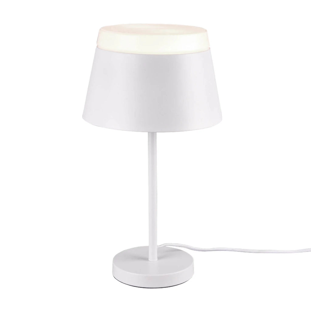 LÚZETE - LAMPADA DA TAVOLO DUQUESA IN METALLO BIANCO
