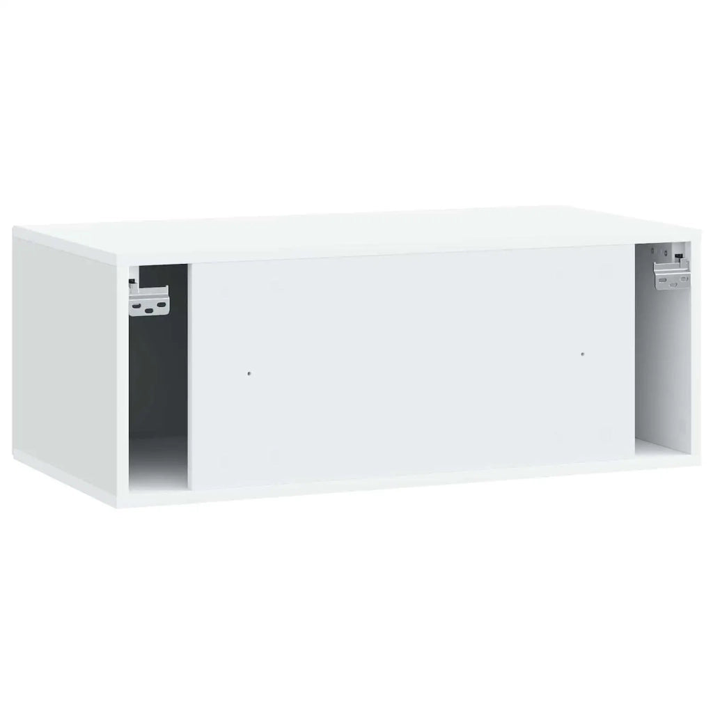 Mobile Porta TV da Muro Bianco 78,5 x 41 x 30 cm 899365