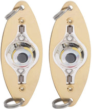 Lampada LED per Pesci 2 Pezzi - Forma Oculare - Colorata - Lampada di Luce Stroboscopica - Attiratore per Pesci - Lampada Subacquea