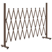 Cancello di Sicurezza Estensibile ¨C Xylo ¨C Alluminio Marrone 250x104 cm