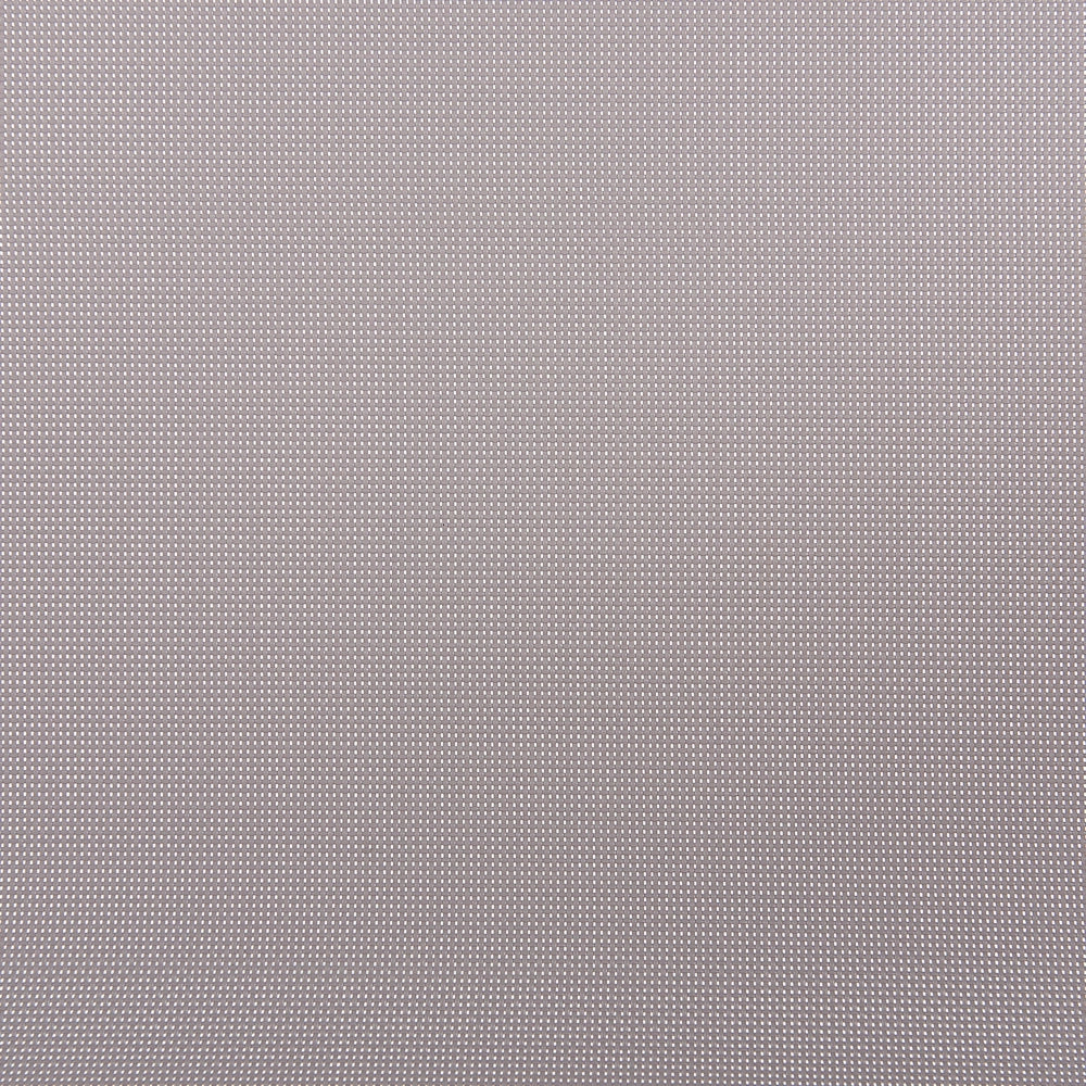 Set di 4 sedie da giardino beige con sedile sintetico struttura in acciaio inox stile cantilever