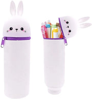 Etui Kawaii 2-in-1, 2-in-1 etui in silicone morbido - Etui Kawaii, Etui in silicone morbido, stili (con coniglio bianco)