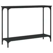 Tavolino Consolle | Tavolo d'Ingresso Nero 101x30,5x75 cm in Legno Multistrato