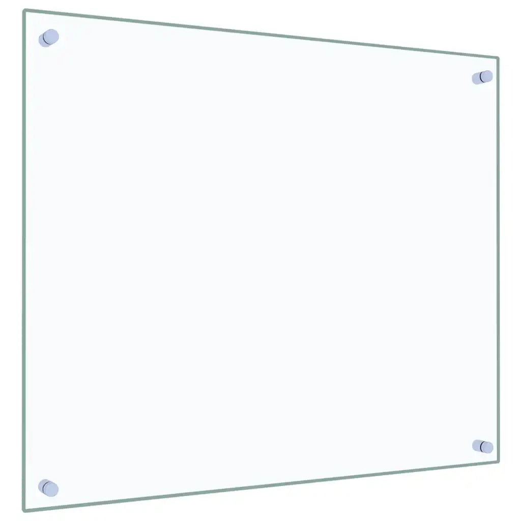 Paraschizzi per Cucina 2 pz Trasparente 70x60cm Vetro Temperato CFW4393420
