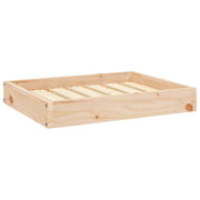 Divano-culla per cani comodo 61,5 x 49 x 9 cm in legno massello di pino marrone codice 02_0042742
