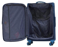 Trolley Valigia Grande Morbida in Poliestere 4 Ruote TSA Ravizzoni Nettuno Nero