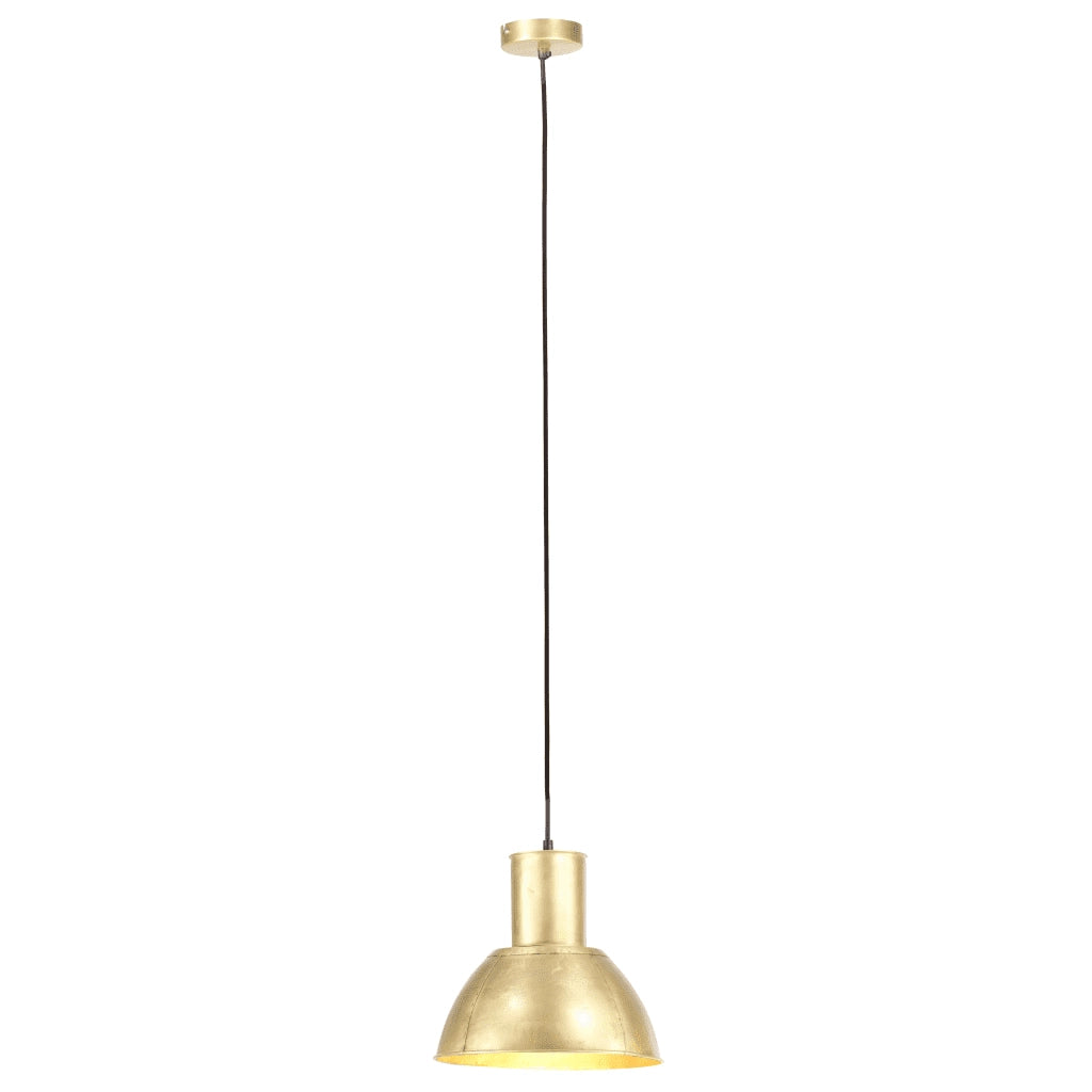 Lampada a Sospensione 25 W Ottone Rotonda 28,5 cm E27 cod mxl 64339