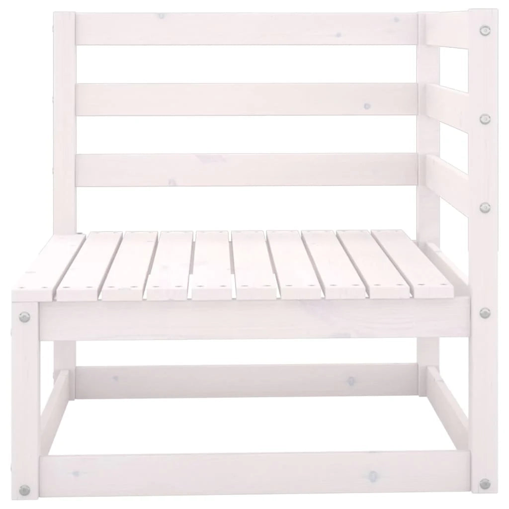Set di mobili da giardino mobili da esterno 4 pezzi bianco legno di pino massiccio 02_0016213