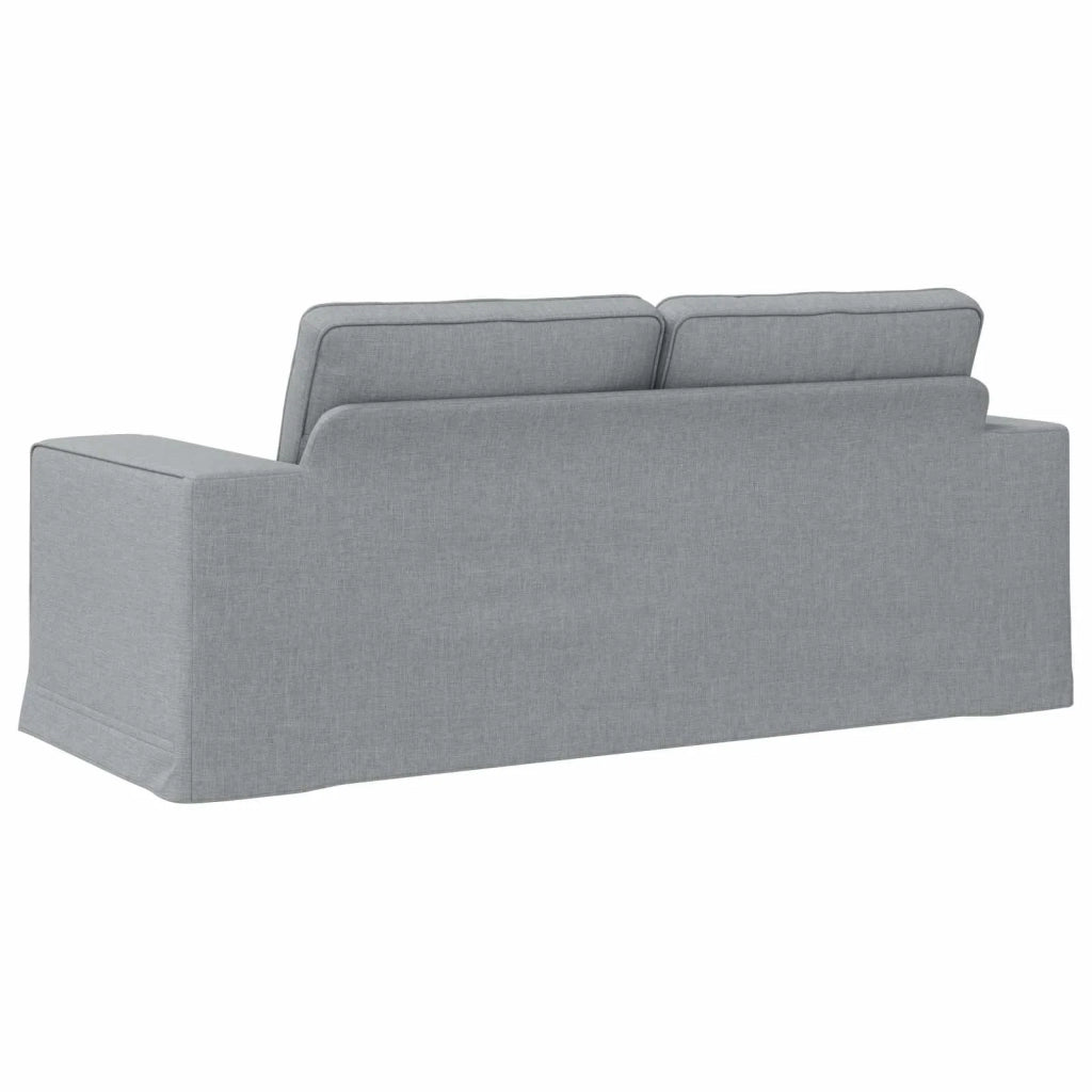 Divano | Divano da soggiorno | Sofa Grigio chiaro 182 x 80 x 82 cm Tessuto