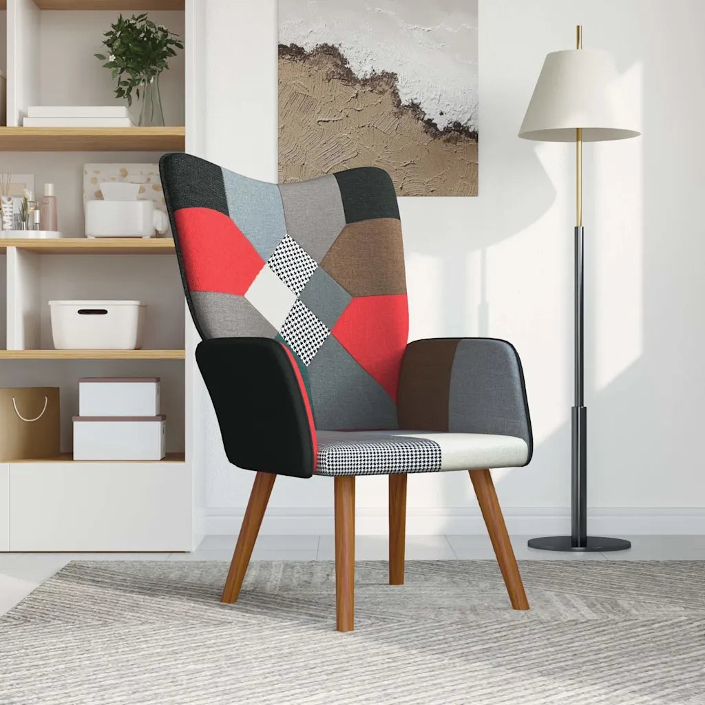 Divano Sedia-Poltrona Relax in Tessuto Patchwork 923209