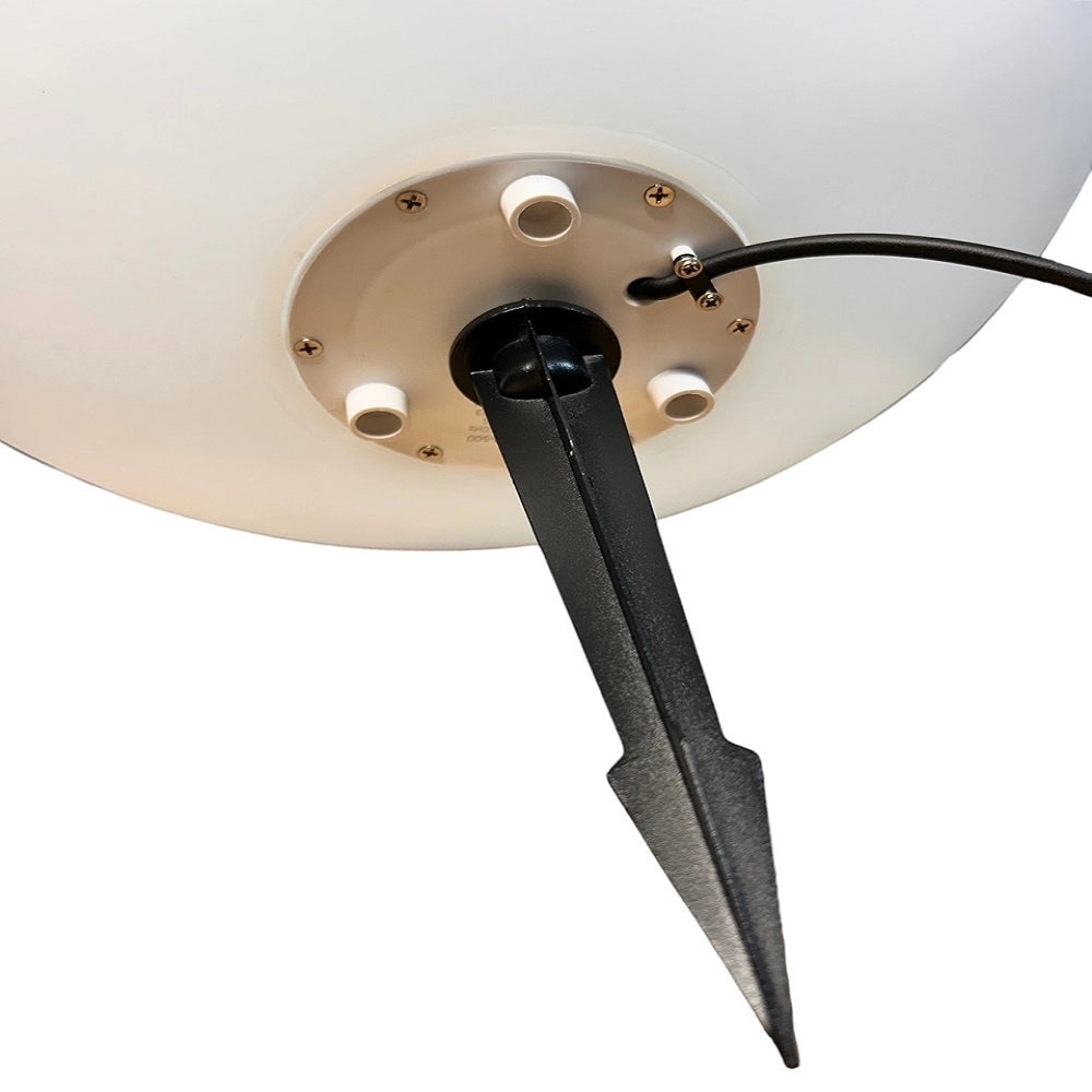 Lampada sfera luminosa 40cm per esterno IP65 da giardino luce a palla con attacco lampadine LED E27