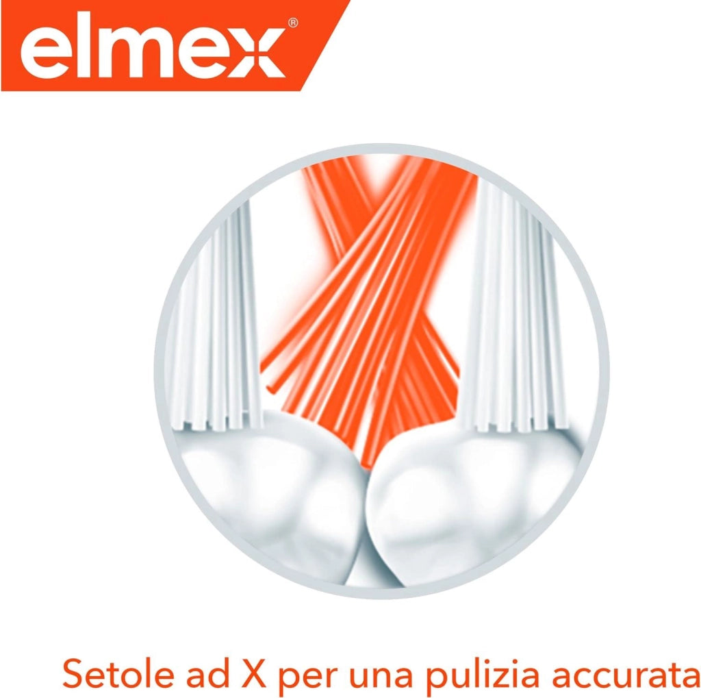 ELMEX SPAZZOLINO PROTEZIONE CARIE SETOLE MEDIE PULIZIA ACCURATA TESTINA CORTA PER LA PULIZIA 1 PZ
