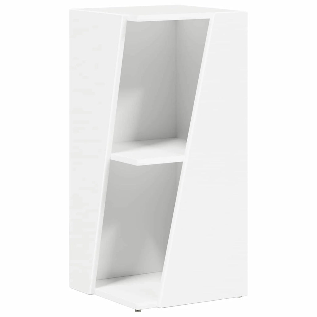 Mensola laterale Bianco 33 x 32 x 70,5 cm Legno multistrato 892407