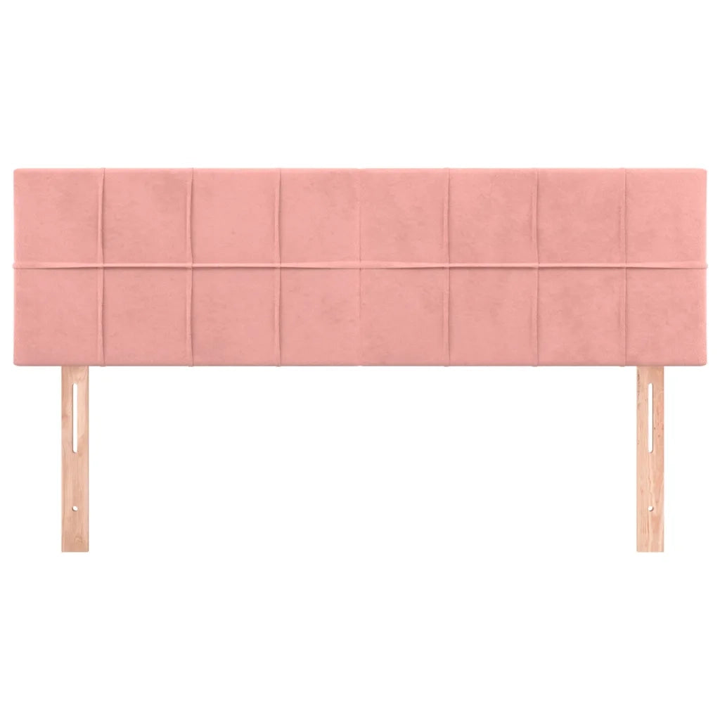 Testiera | Testata Rosa 144x5x78/88 cm in Velluto