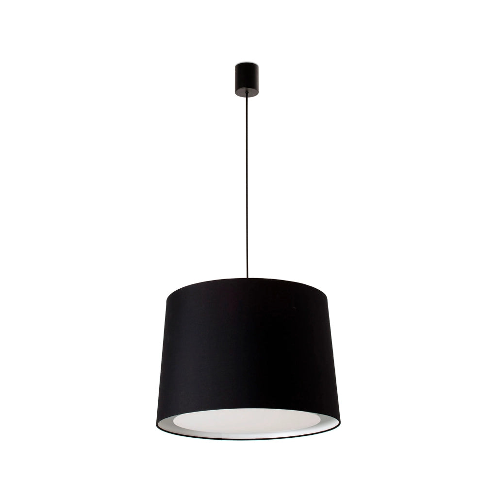 CONGA Lampada sospensione semplice nera/nera 500