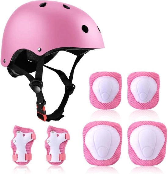 Accessori di protezione per gli inlineskater; set di 6 protezioni per bambini