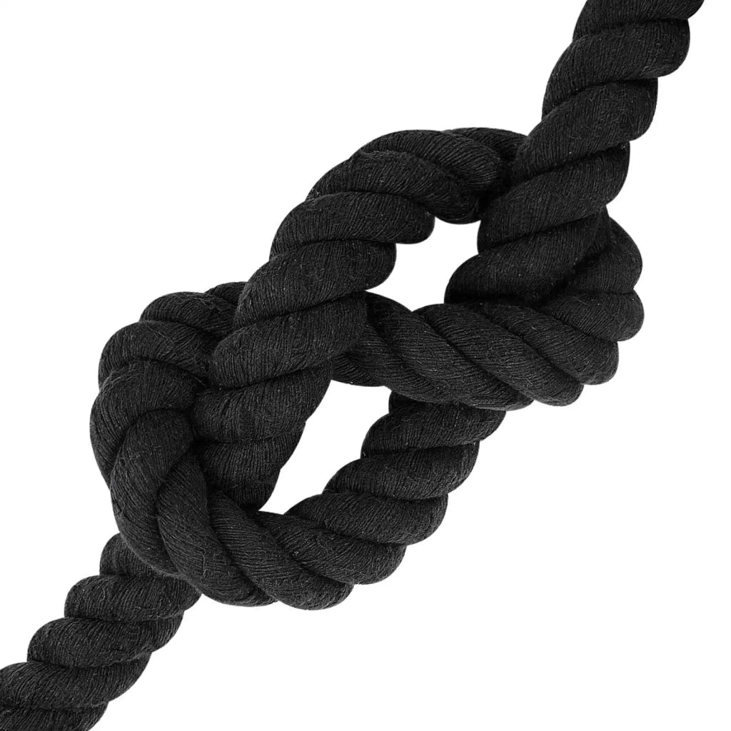 Corda di Cotone 40 mm 10 m Nero 100% Cotone 42011836