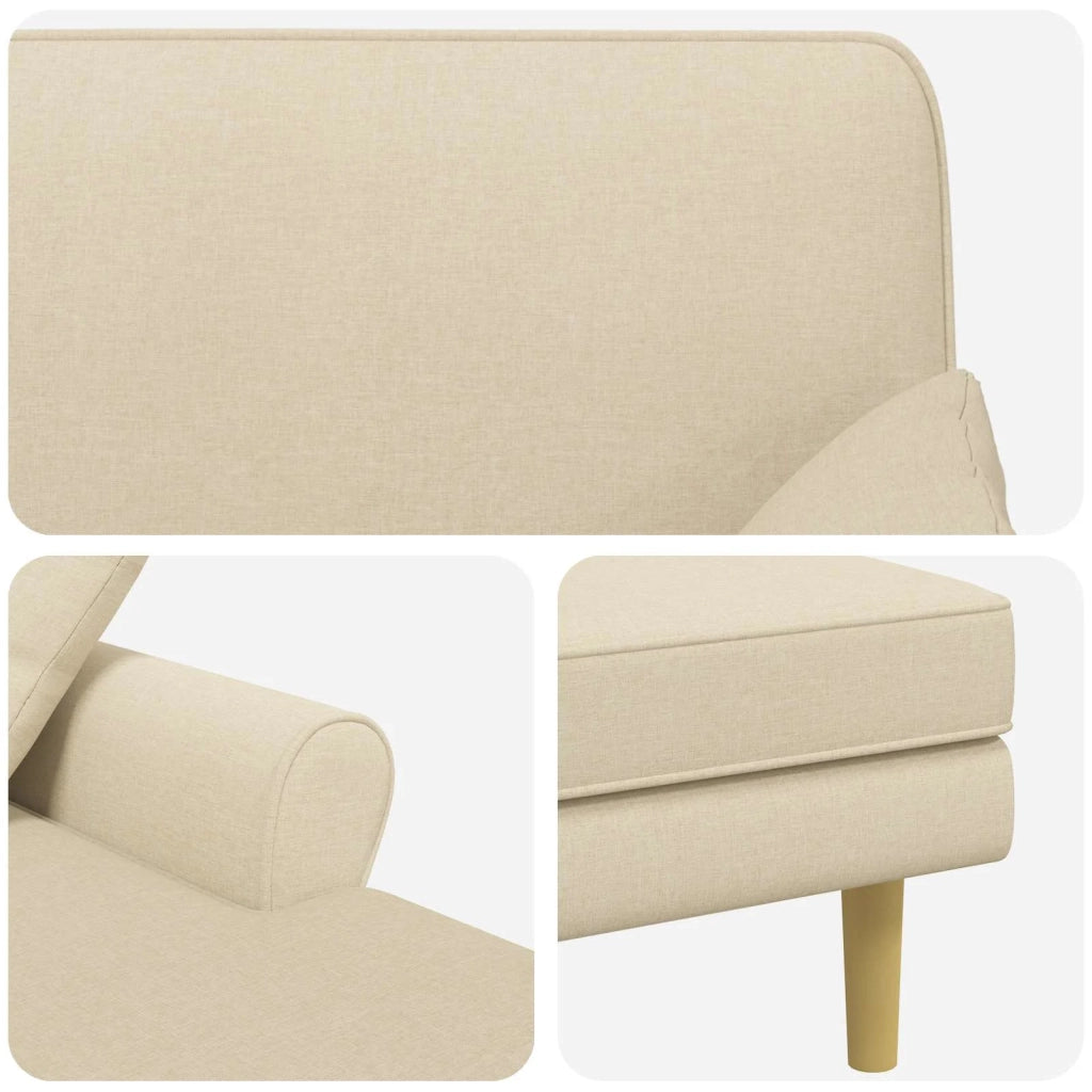 Chaise longue Crema Tessuto 42048088