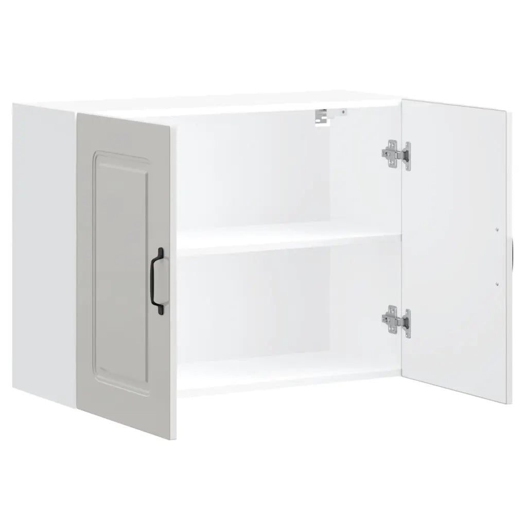 Base da Cucina-Mobile da cucina Kalmar Bianco Lucido in Legno Multistrato