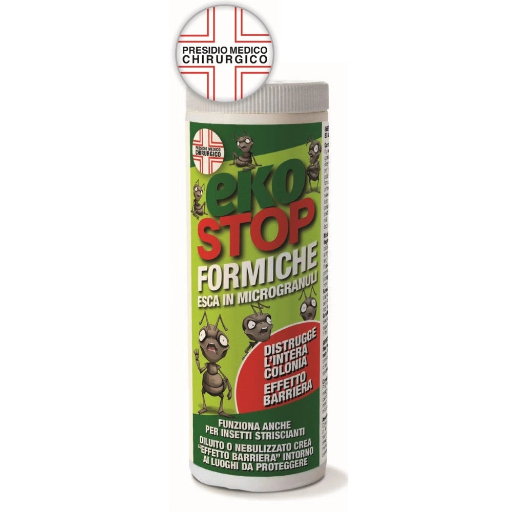 Microgranuli formiche insetti barriera protettiva interni esterni 250 gr ekostop
