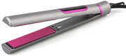 Stylo a doppia funzione per capelli in ceramica, con tecnologia keratina, stile e arriccia i capelli