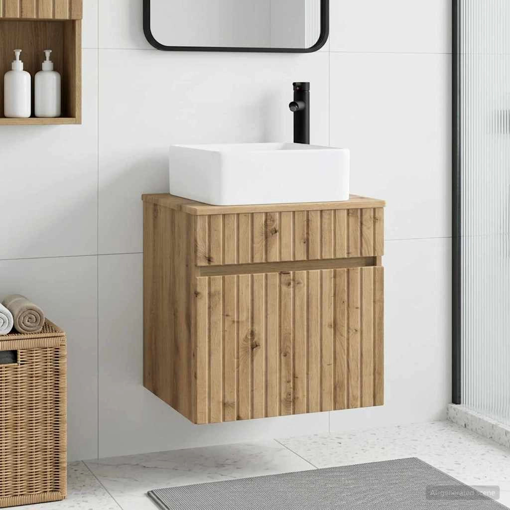 Mobile lavabo da parete Rovere Artigianale 49 x 41 x 63 cm 890571