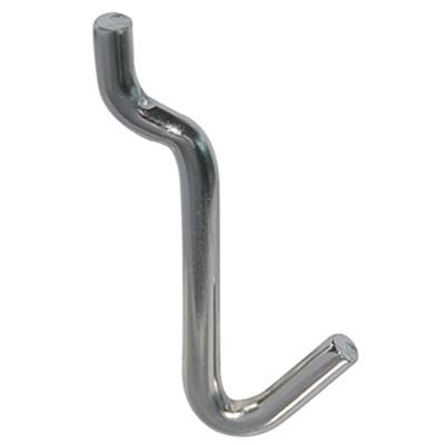 GANCIO UNCINO ACCIAIO X PANNELLO ESPOSITIVO - CROMATO n° 2 MM 15X42- 200 pezzi