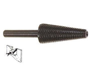 FRESA-LIMA CONICA ROTATIVA PER FERRO- - codolo mm.6 per trapano PG 422.00 - 5 blister PG