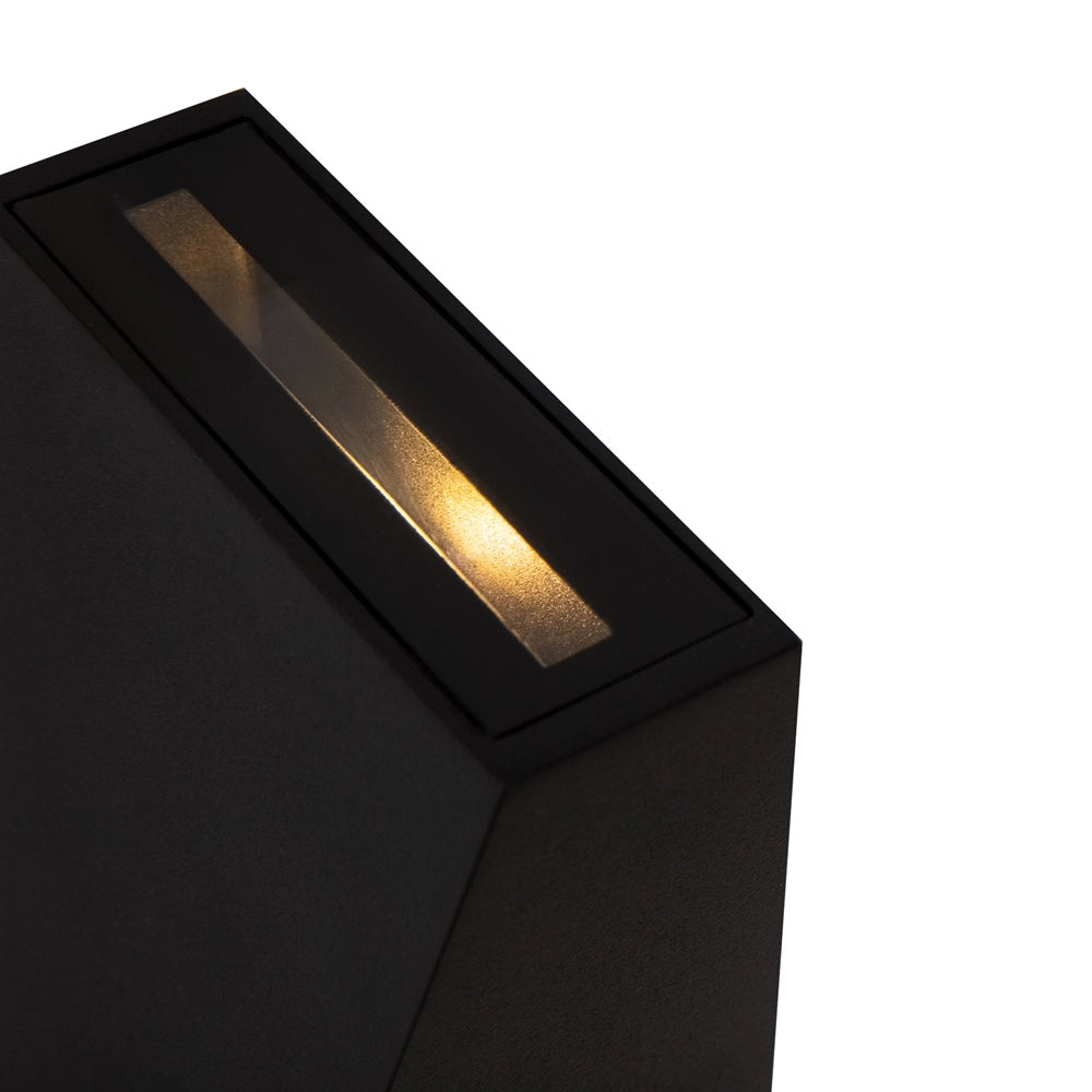 Maytoni Lampada da parete moderna Times Square 1 luce LED integrato IP54 nero metallo