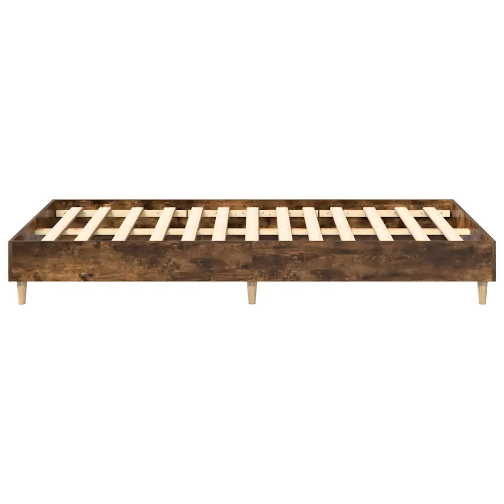 Giroletto senza Materasso Rovere Fumo 140x190 cm in Truciolato 861061