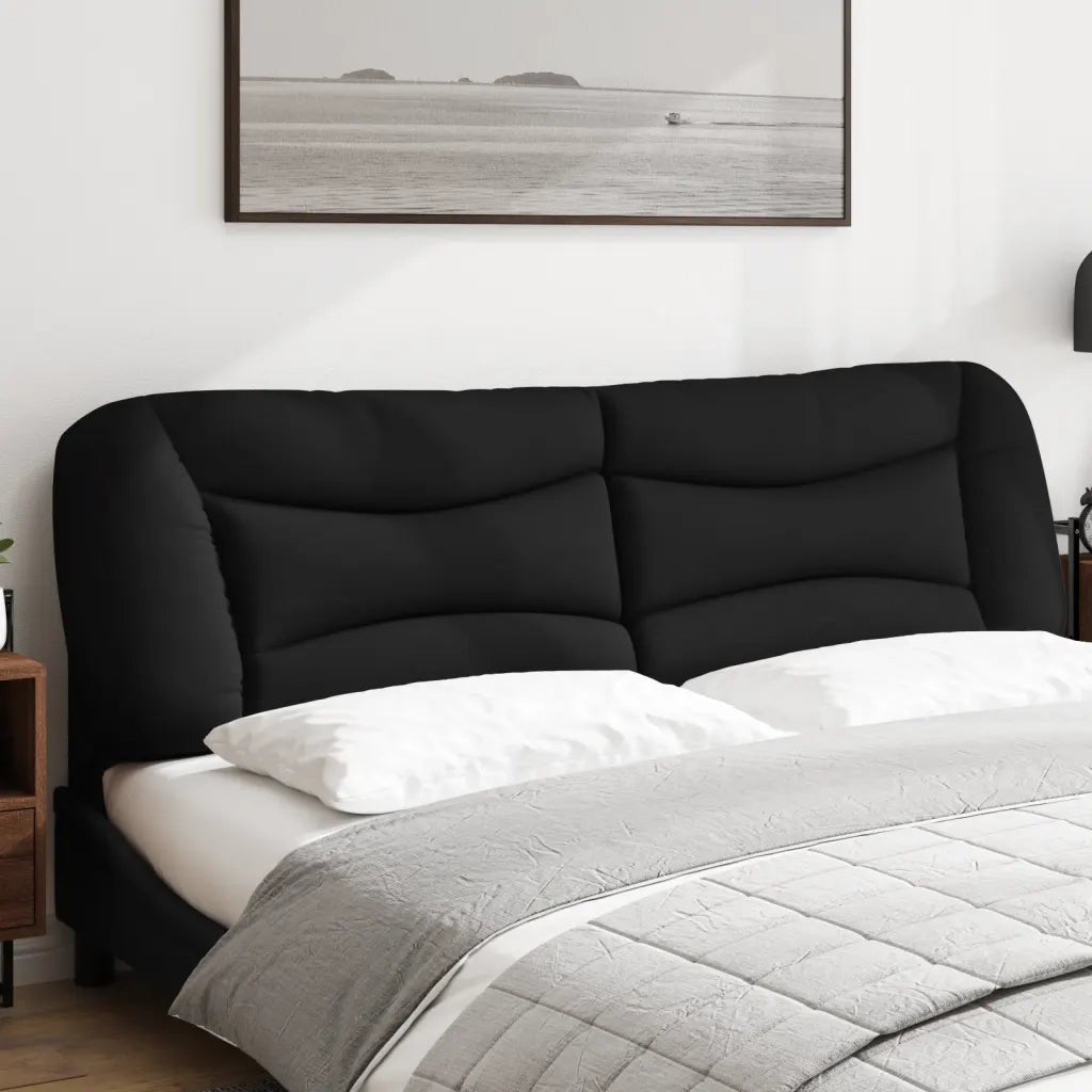 Cuscino Testiera Hvar Nero 180 cm in Tessuto CFW4481894