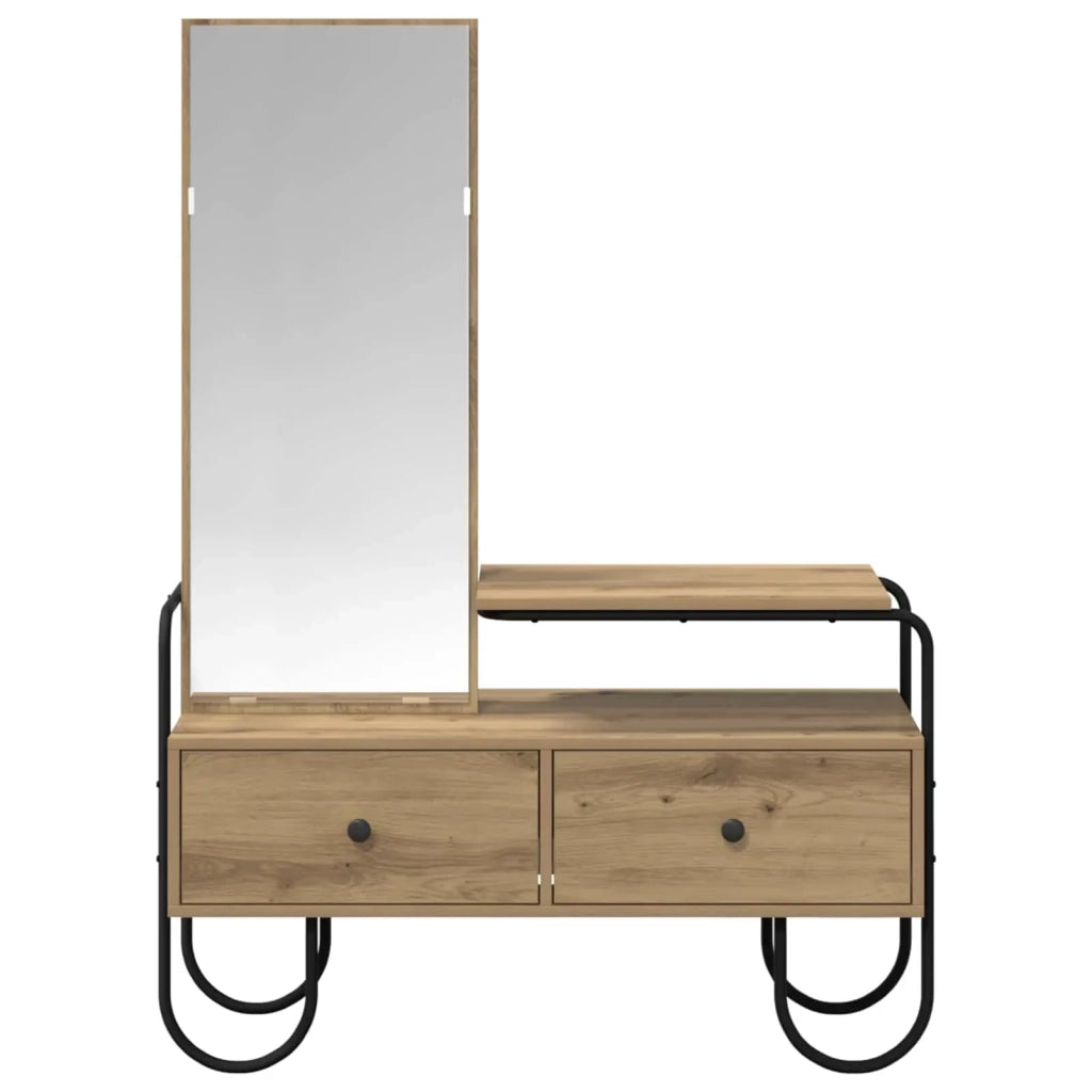 Tavolo da Trucco Rovere Artigianale Legno ingegnerizzato 8007688