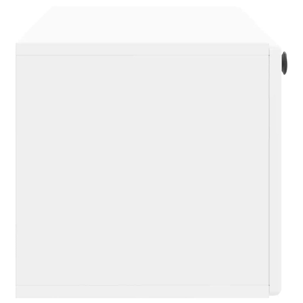 Mobile Porta TV da Muro-Credenza per TV sospesa 98 x 31 x 30 cm Bianco