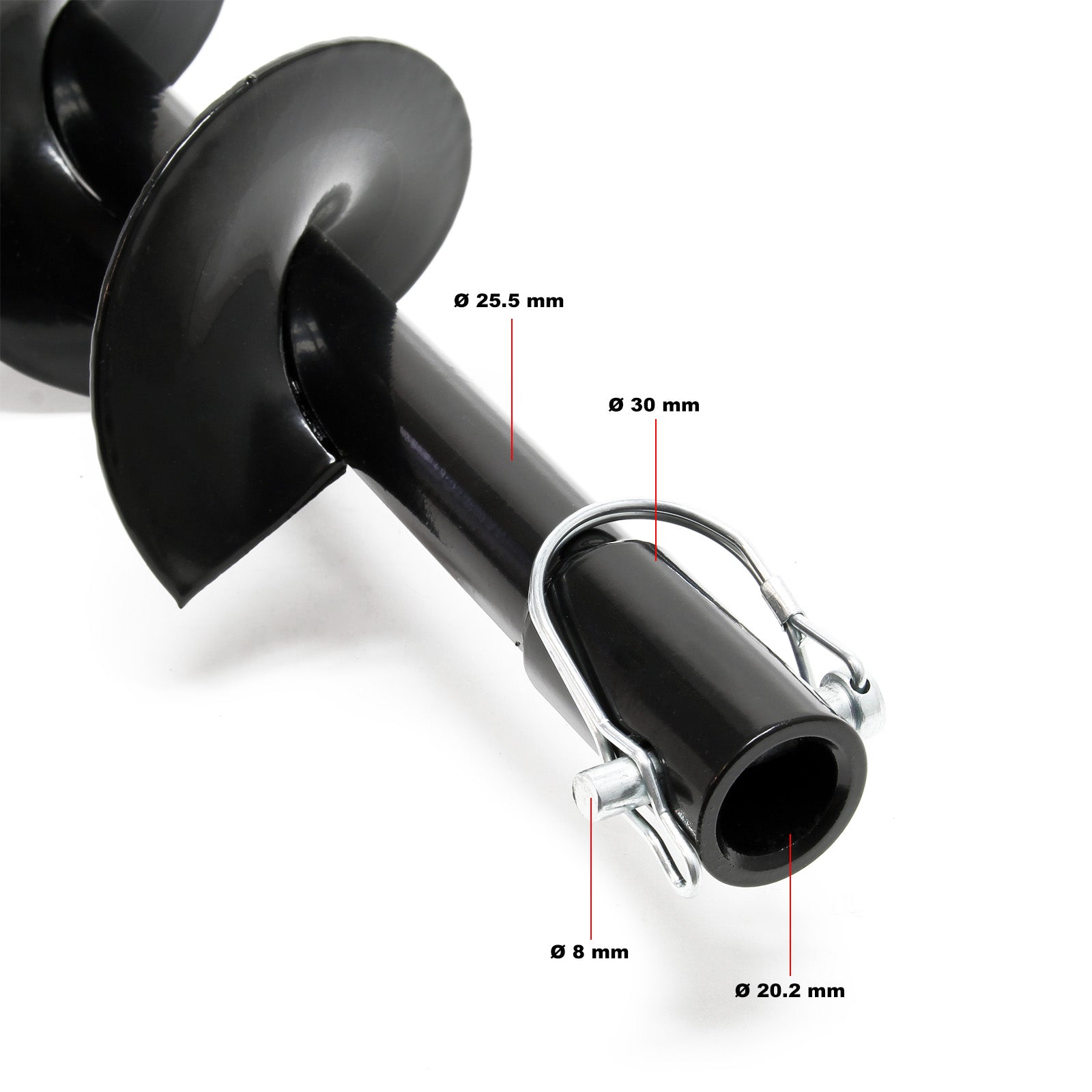 Punta elicoidale per trivella in ghisa 150mm coclea di ricambio per mototrivella