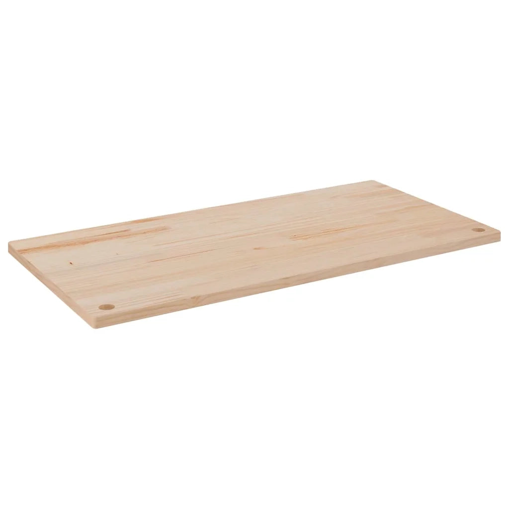 Piano Scrivania 100x50x2,5 cm in Legno Massello di Pinocod mxl 94336