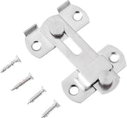 Blocco Schiuse di Porta - Blocco di Sicurezza - Protezione da Caduta - 70 x 50 mm - Blocco in Acciaio Inossidabile - Sicurezza del Portone