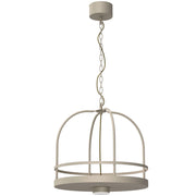 Lampada sospesa industriale Zona 1xGX53 beige Luminex