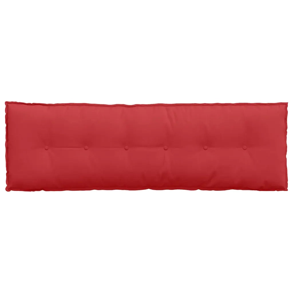 Cuscino per Schiena Rosso 160 x 19 x 50 cm Tessuto