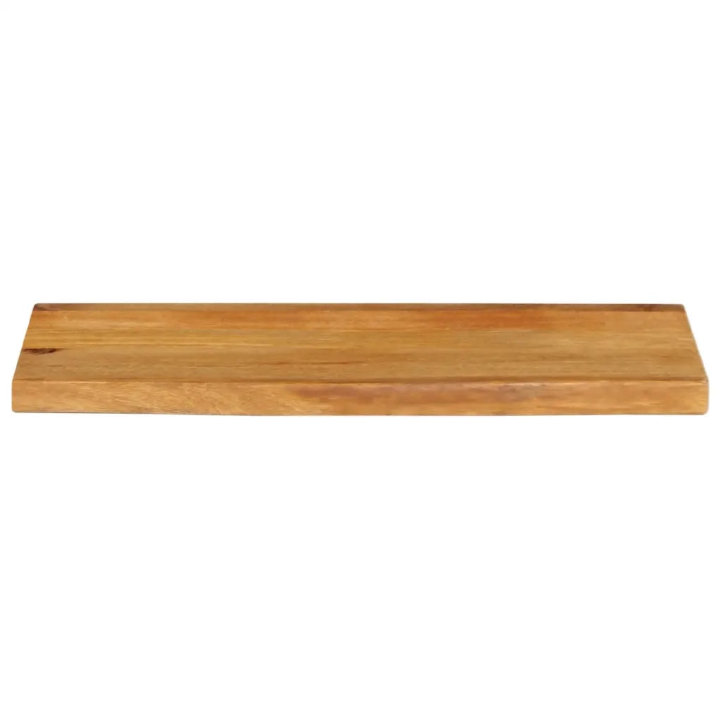 Piano Tavolo Bordi Vivi 70x20x3,8 cm in Legno Massello di Mango 370561