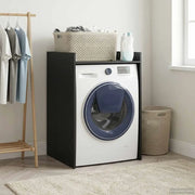 Mobiletto per lavatrice Rovere Nero 67,5 x 62 x 97 cm 8006809