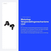 Vergrendelingsmeccanismo per capotto per Smart Fortwo 2007-2015 - Realizzato con ABS - Resistente allo scorrimento - Resistente agli urti - Duraturo - Motore di blocco della capottatura