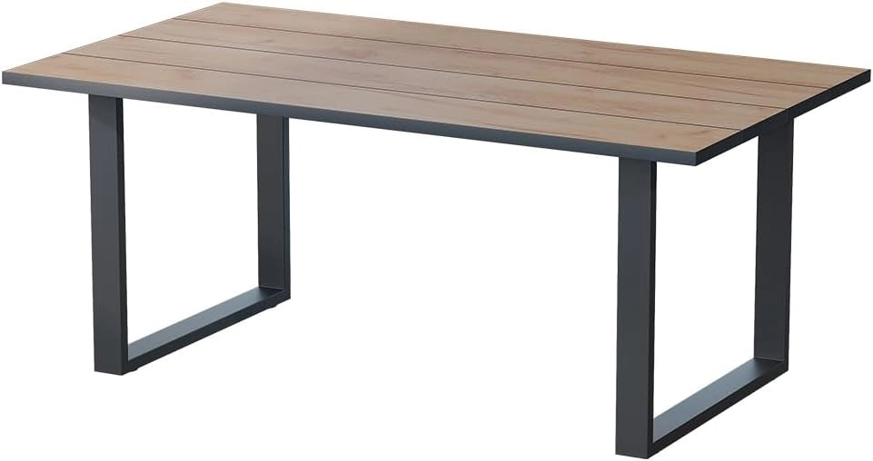 tavolo da pranzo Avido, Quercia dorata, 180 x 100 cm, adatto per l'uso in sala da pranzo